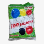 بادکنک کایو سفید (بسته 100تایی)