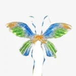 بادکنک فویلی بال فرشته رنگ 2